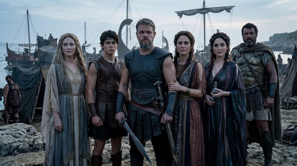 The Odyssey 2026 cast and characters