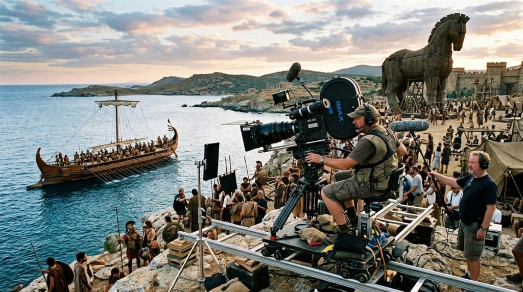 IMAX filmmaking and practical production behind The Odyssey 2026
